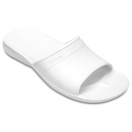 Crocs sandalo classic slide uomo ciabatta bianco