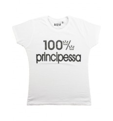 AIEM T-Shirt Donna 100% Principessa