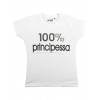 T shirt AIEM da donna 100% Principessa bianco