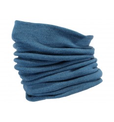 Sciarpa Barts scaldacollo uomo donna in maglia fine azzurra