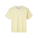 T-shirt Minimum Asker 3548 righe da uomo giallo