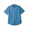 Camicie Obey Langton Stripe Woven da uomo blu