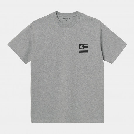 Carhartt T-Shirt S/S Wavy State Grigio Scuro