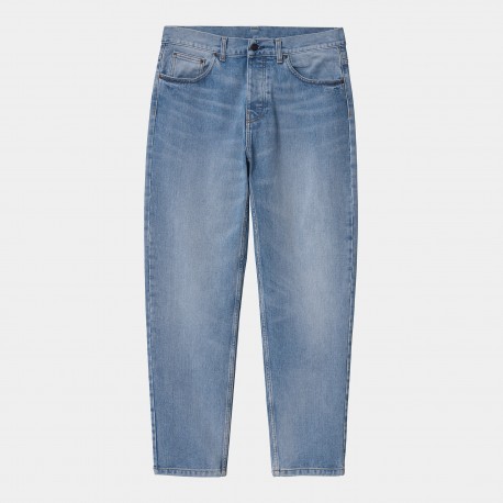 Carhartt Jeans Newel Pant Blu Light Washed