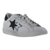 2Star Sneakers Low Bianco Glitter Nero