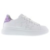 2Star Sneakers Low Bianco Viola