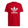 T-shirt Adidas Trefoil uomo donna rosso