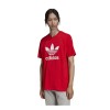 T-shirt Adidas Trefoil uomo donna rosso