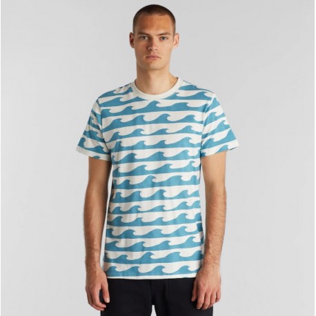 Dedicated T-shirt Stockholm Waves Off-White