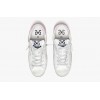 2Star Sneaker Low Bianco/Laminato Argento-Glitter Rosa
