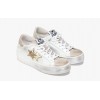 2Star Sneaker HS Bianco/Crosta Beige Glitter