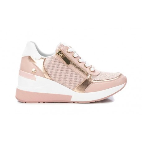 XTI Ladies Shoes Nude Pu Combined