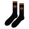 Dolly Noire Socks Black/Orange Unisex